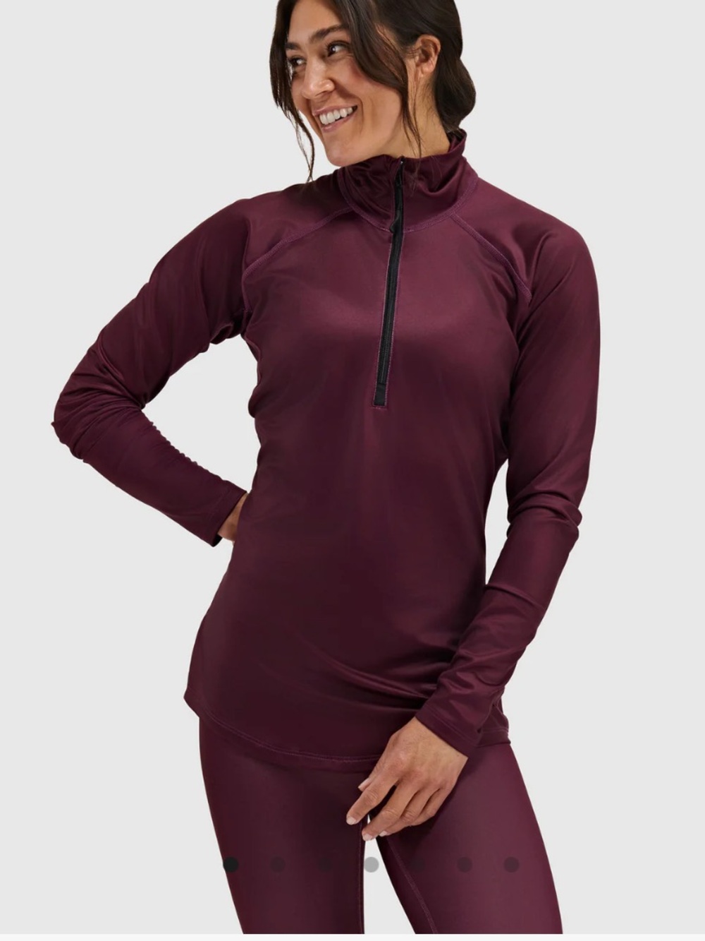 Blackstrap Women's Vista Base Layer Crewneck 1/4 Zip size large NWT